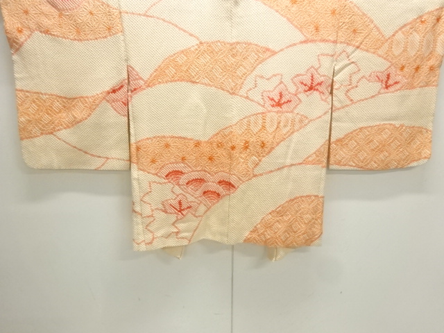 JAPANESE HAORI / ALL SHIBORI / FLOWER CLASSICAL PATTERN